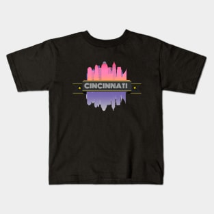 CINCINNATI city skyline Kids T-Shirt